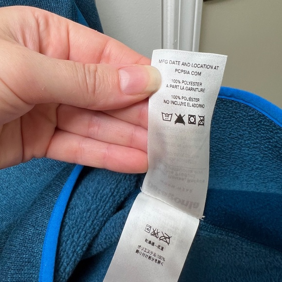 Men's Patagonia Men's Better Sweater® 1/4-Zip Fleece Teal Size Medium - Picture 8 of 16